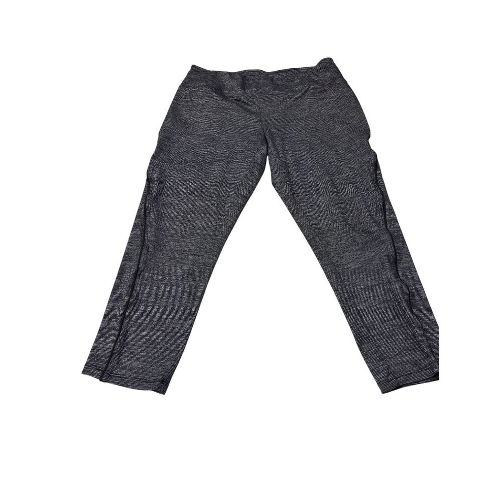 Simply Vera Vera Wang Athletic Pants Gray Heathered Stretch Yoga Workout